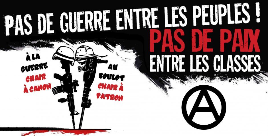 Campagne fédérale antimilitariste de la Fédération Anarchiste